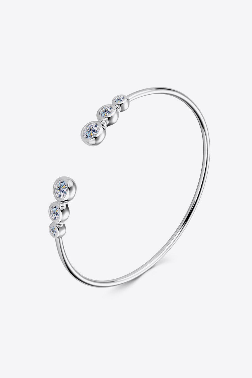 1.8 Carat Moissanite 925 Sterling Silver Bracelet Trendsi