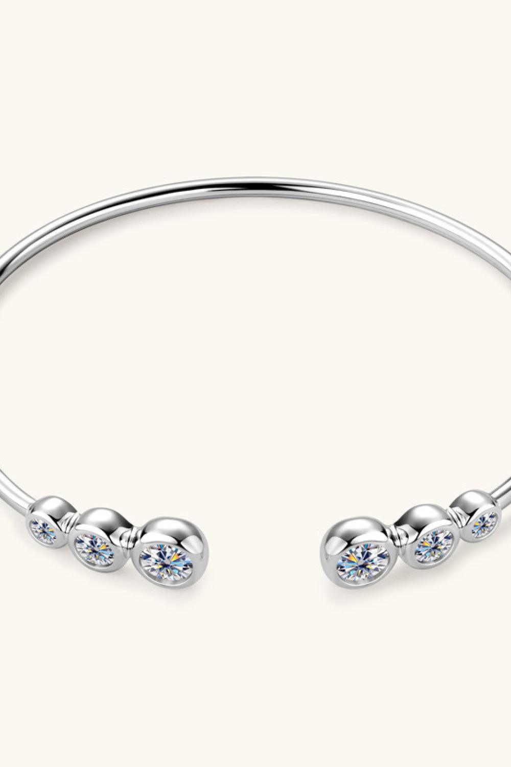 1.8 Carat Moissanite 925 Sterling Silver Bracelet Trendsi