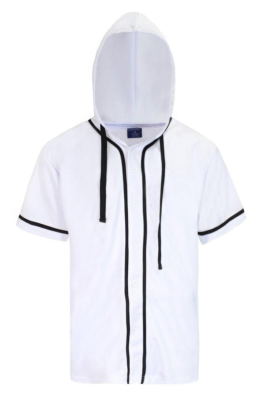 Hooded Baseball Jersey CCWHOLESALECLOTHING