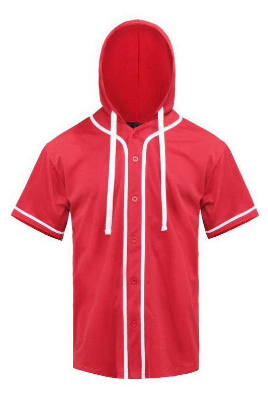 Hooded Baseball Jersey CCWHOLESALECLOTHING