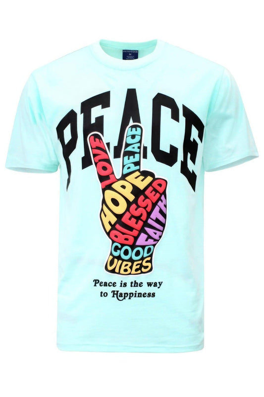 Peace Hand Sign T-shirts Mr Lou’s Place