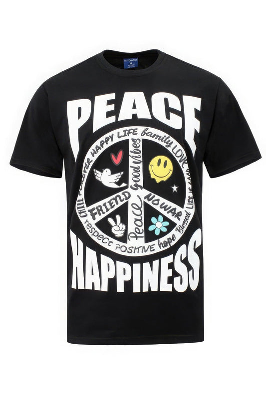 Peace Happiness T-shirts Mr Lou’s Place