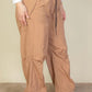 Plus Size Drawstring Waist Parachute Pants CCWHOLESALECLOTHING