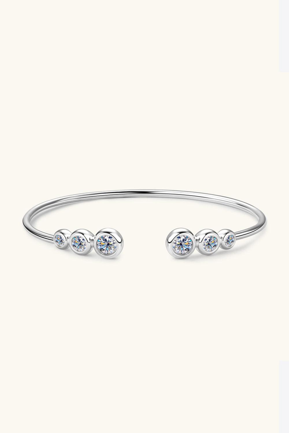 1.8 Carat Moissanite 925 Sterling Silver Bracelet Trendsi