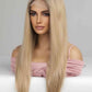 13*2" Lace Front Wigs Synthetic Long Straight 24'' 150% Density Trendsi