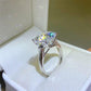 10 Carat Moissanite 925 Sterling Silver Ring Trendsi