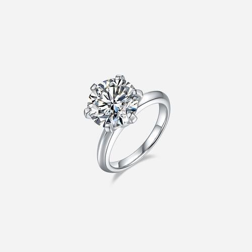 5 Carat Moissanite 925 Sterling Silver Ring Trendsi