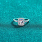 1 Carat Moissanite 925 Sterling Silver Ring Trendsi