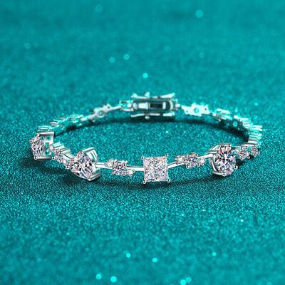 6.2 Carat Moissanite 925 Sterling Silver Bracelet Trendsi