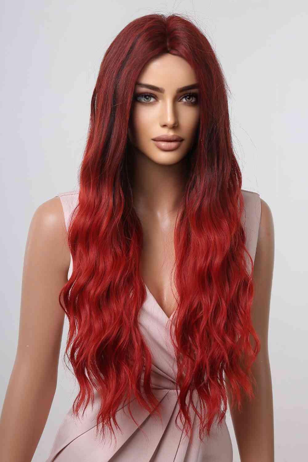 13*1" Full-Machine Wigs Synthetic Long Wave 27" Trendsi