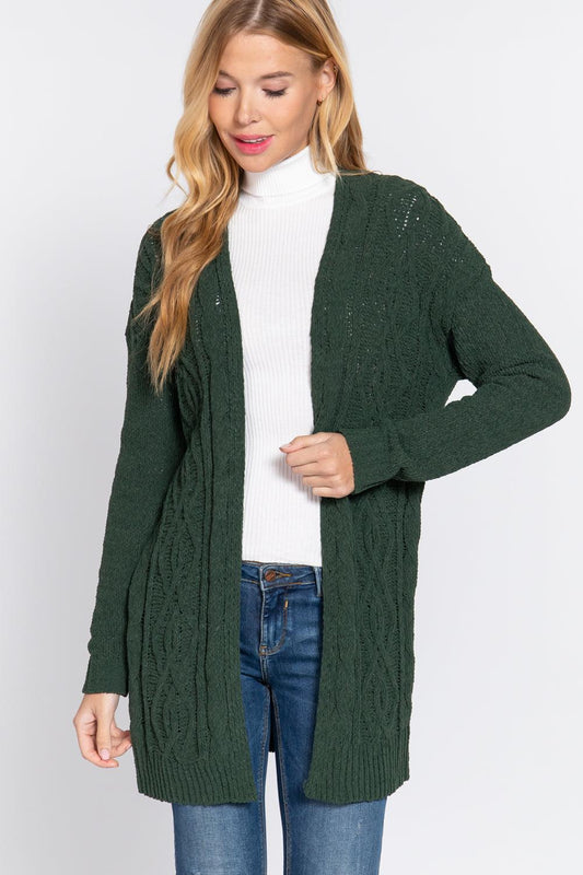 Chenille Sweater Cardigan CCWHOLESALECLOTHING