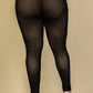 Plus Size Seam Front High Waist Mesh Leggings Mr Lou’s Place