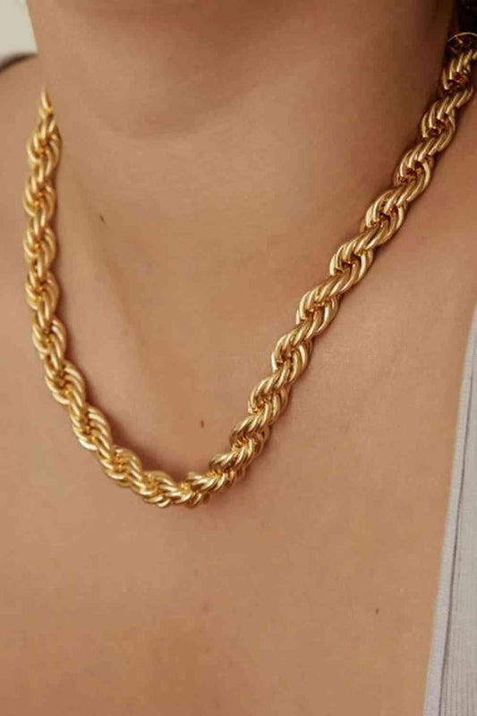 18K Gold-Plated Necklace Trendsi