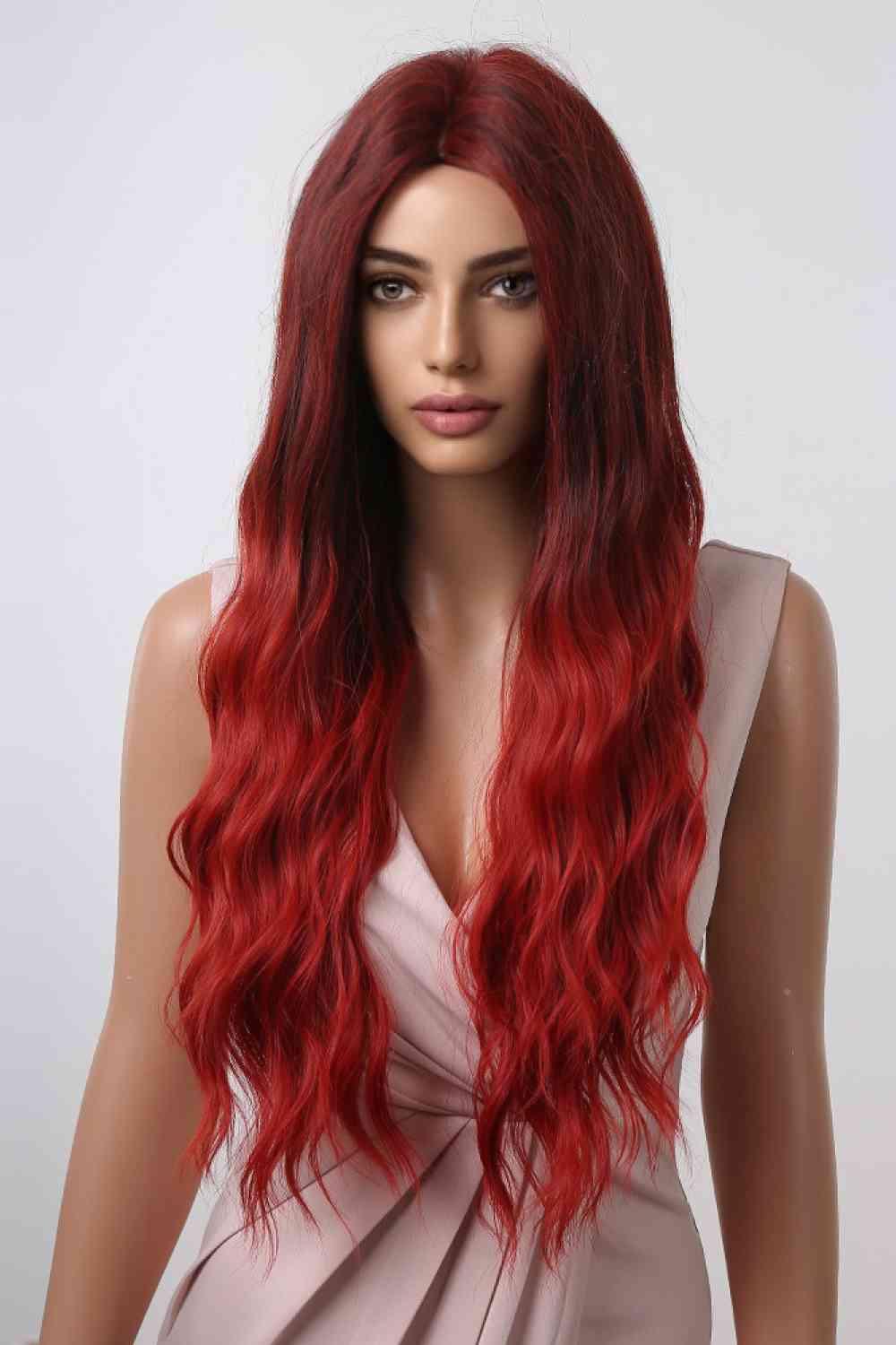 13*1" Full-Machine Wigs Synthetic Long Wave 27" Trendsi