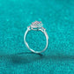 1 Carat Moissanite 925 Sterling Silver Ring Trendsi