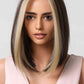 13*1" Full-Machine Wigs Synthetic Mid-length Straight 9" Trendsi